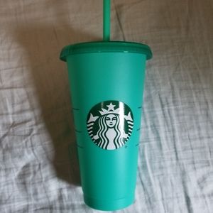 Starbucks green color changing cup